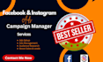 be your facebook and instagram ads campaign manager