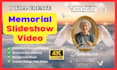 do heart touching memorial and funeral photo slideshow video