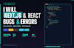 fix next js, react bugs, layout errors, deployment