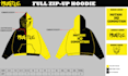 design attractive 2d custom clothing mockups and techpacks