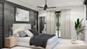 do bedroom interior design and 3d rendering