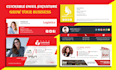 do clickable html email signature, outlook mail, email, gmail signature design