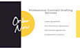draft contracts and legal document services