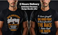 create a custom unique typography tshirt design
