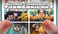 craft illustrated viral drama commentary youtube thumbnails