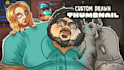 craft illustrated viral drama commentary youtube thumbnails