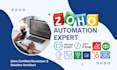 setup, customize, automate and integrate your zoho one apps