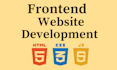 develop responsive website using HTML CSS and javascript