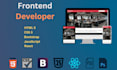 be your front end website developer
