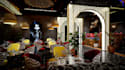 design hookah lounge, sheesha cafe 3d render design