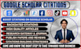 increase google scholar citations, promote research citation