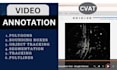 do image, video and text annotation, polygon, bounding box and data labeling
