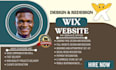 redesign wix website, wix website redesign, and wix studio redesign, wix design