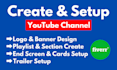create and setup youtube channel