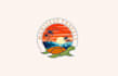 fun unique travel agency logo