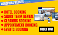 create short term rental and hotel booking website