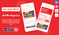do creative mobile app UI UX design with figma and xd