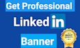 design linkedin banner, cover, header