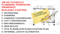 planning permission drawings of extensions for  UK councils