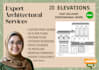 design professional 2d architectural elevations