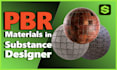 create pbr material and tileable texture in substance designer