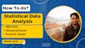 do linear and multiple regression analysis using spss, r, stata and excel