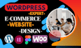 create wordpress woocommerce website, customize online store