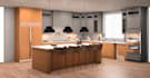 kitchen and bathroom using 2020 design with 3d renders