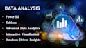 develop dashboards and business intelligence reports with power bi, and tableau