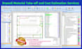 provide drywall material takeoff and cost estimation