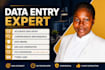 do CRM and spreadsheet data entry, web research and file convertion