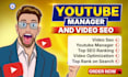 be your youtube manager and video seo to take it to the peak of success