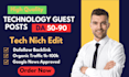 publish tech guest post with high authority tech backlinks