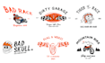make vintage motorcycle graphic designs, for tshirt and more