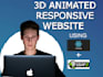 create a 3d interactive website using r3f, threejs and gsap