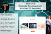 do web application in PHP laravel, angular, java, node js