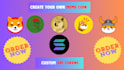 create custom solana meme coins, spl tokens