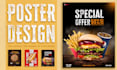 design creative poster and flyer