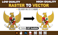 do professional vector tracing, jpg to vector, raster to vector, logo redesign
