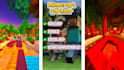 be creating economic parkour minecraft background videos