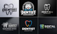 design professional dental tooth dentist logo