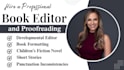 developmental edit, proofread, format fiction novel, romance nonfiction ebook