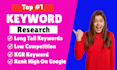 do best SEO keyword research and competitor analysis for website