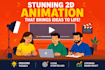 create professional 2d animation explainer videos for service businesses
