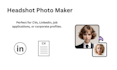 transform your photo professional headshot, anime, passport