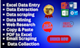 do lead generation, virtual assistance  data scrapping,and  mining  in less time
