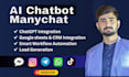 create ai chatbot for your social media with manychat