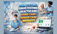 dna testing, paternity, drug, home care, senior care website on wix, wordpress
