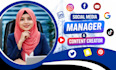 be your social media manager and  your content creator