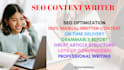 write high quality SEO articles and blog posts with images
